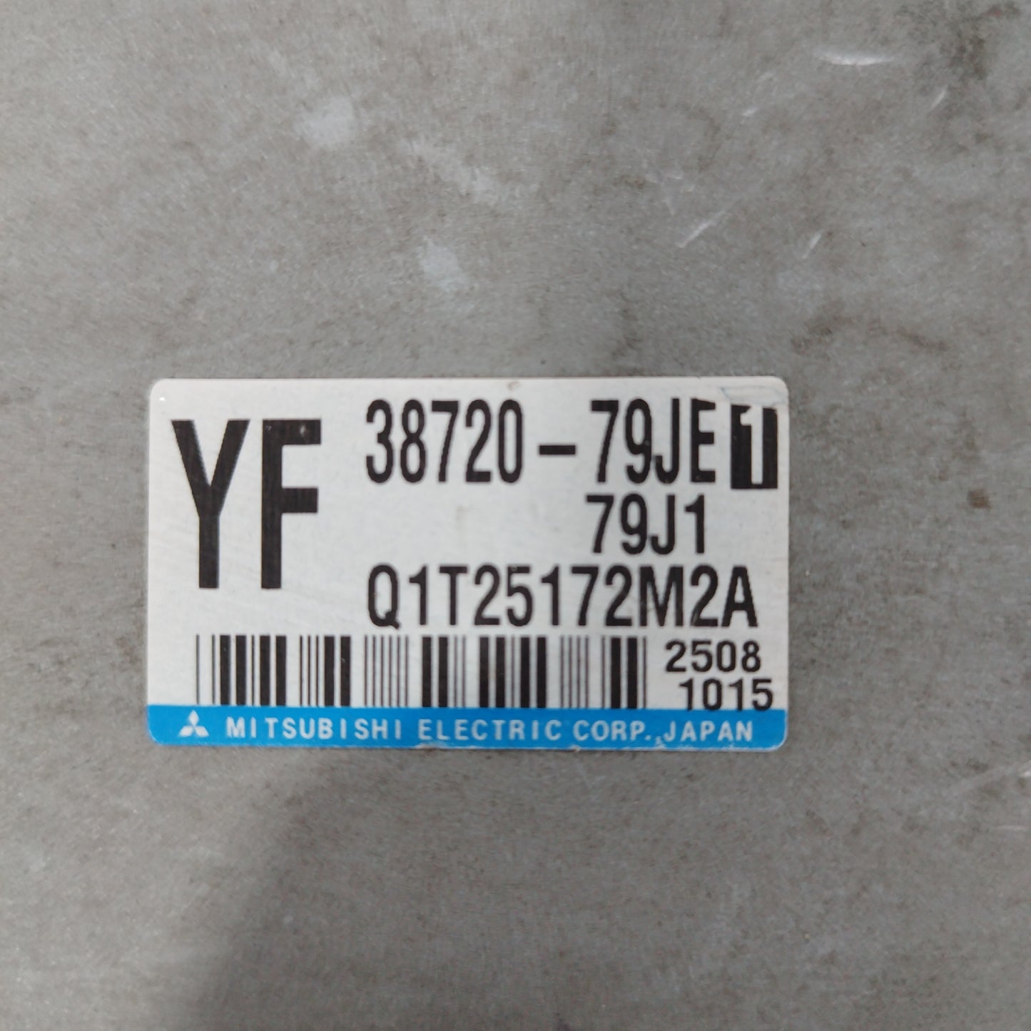 City control unit Fiat 16 2012 code yf38720-79je ecoAC3016