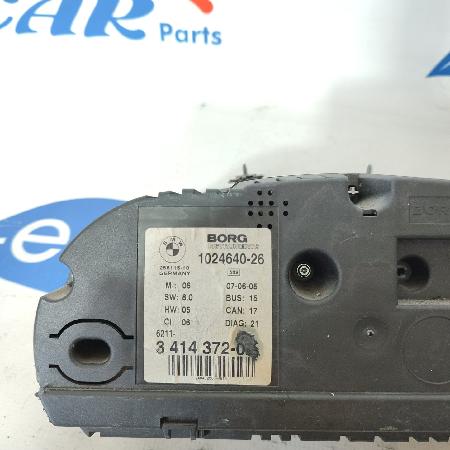 BMW x3 2.0 D 2005 instrument panel code 1024640-26 ecoAG1261