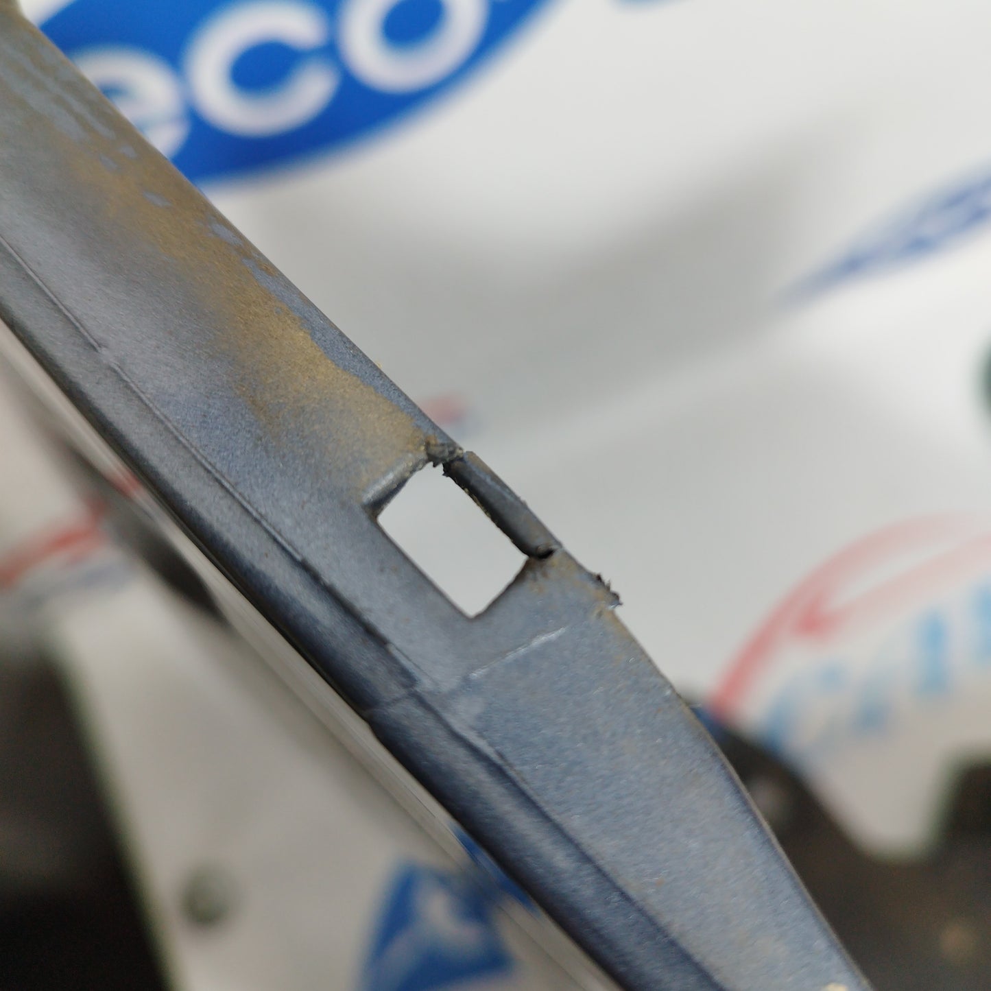 Nissan Qashqai 2010 ecoAC3257 Heckstoßstange in Denimgrau