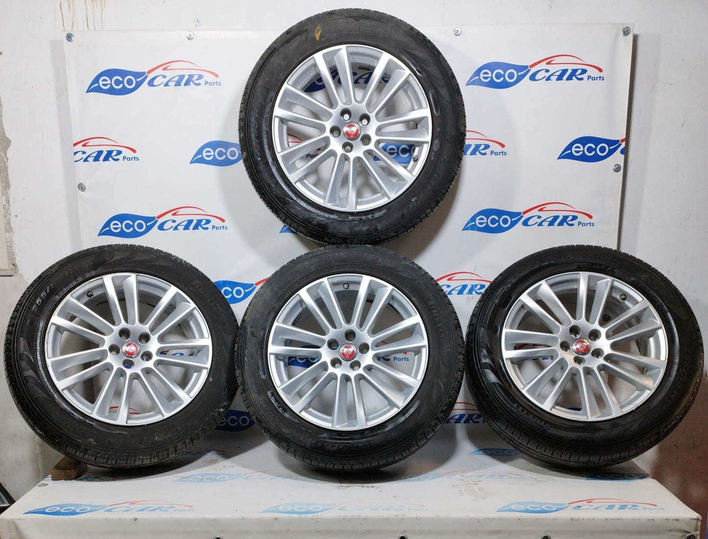 Alloy wheels with tires Jaguar F-Pace 2017 code hk83-1007-da ecoAC3286