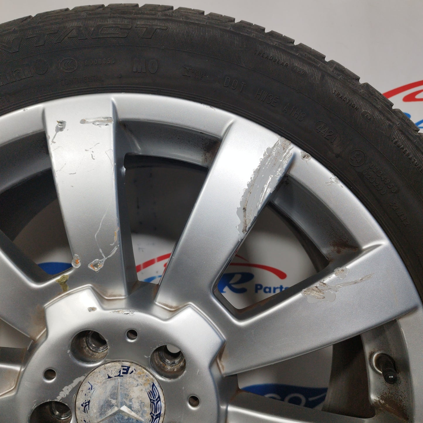 Cerchi in lega con gomme Mercedes Glk x204 2011 codice a2044011502 ecoAC3399