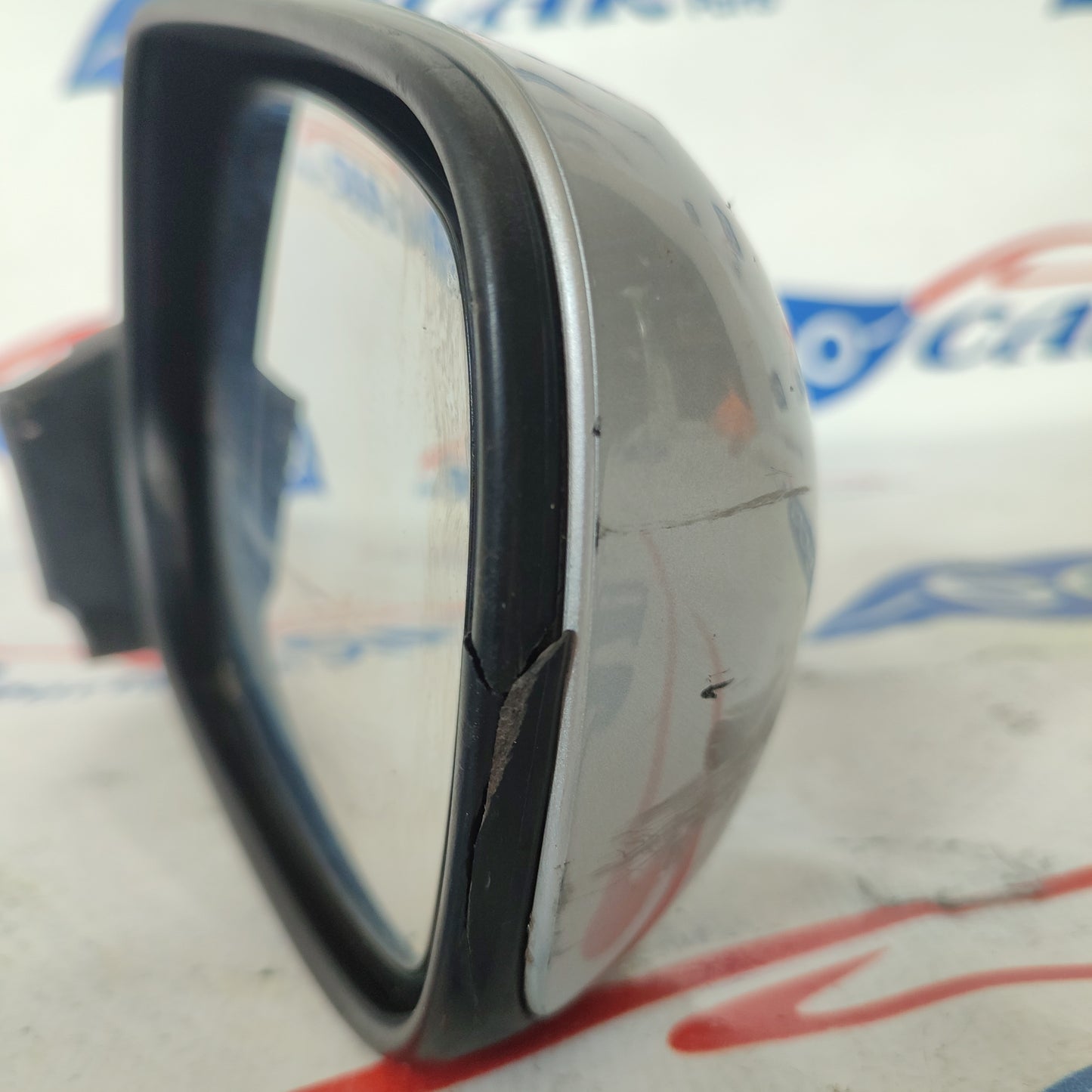 Silver gray 3 wire electric right mirror Toyota Yaris 2006 ecoAG1352