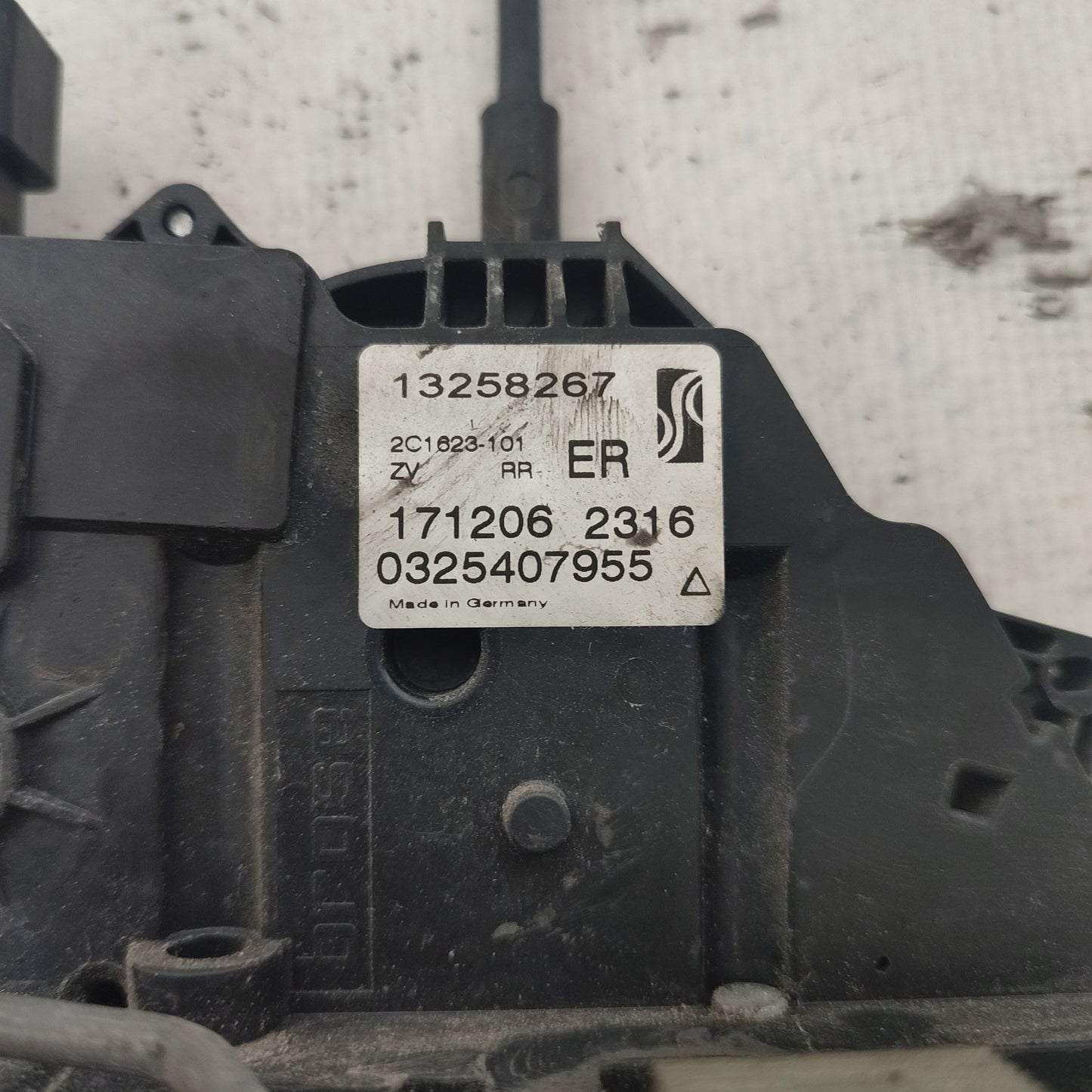 Rear right lock Opel Corsa d 2007 (6 pin) ecoAG1373