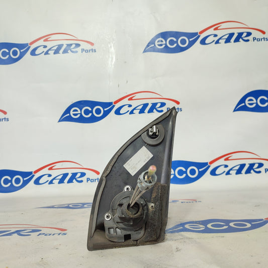 Right manual black plastic mirror Fiat Panda 2005 ecoAG1382