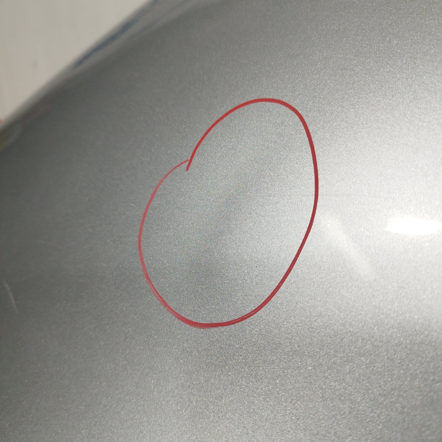 Left fender silver gray Volkswagen Touran 2007 ecoAC3440