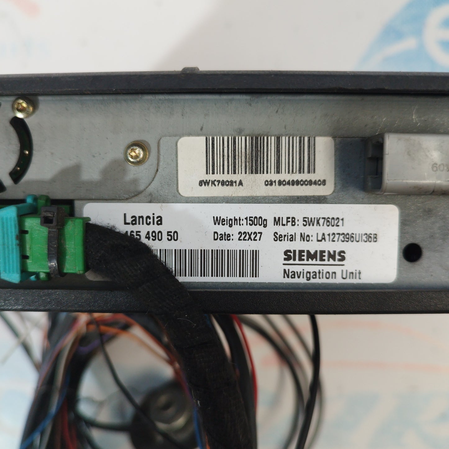 Lancia Lybra 2004 GPS-Navigationsgerät Code 46549050 ecoAC3536