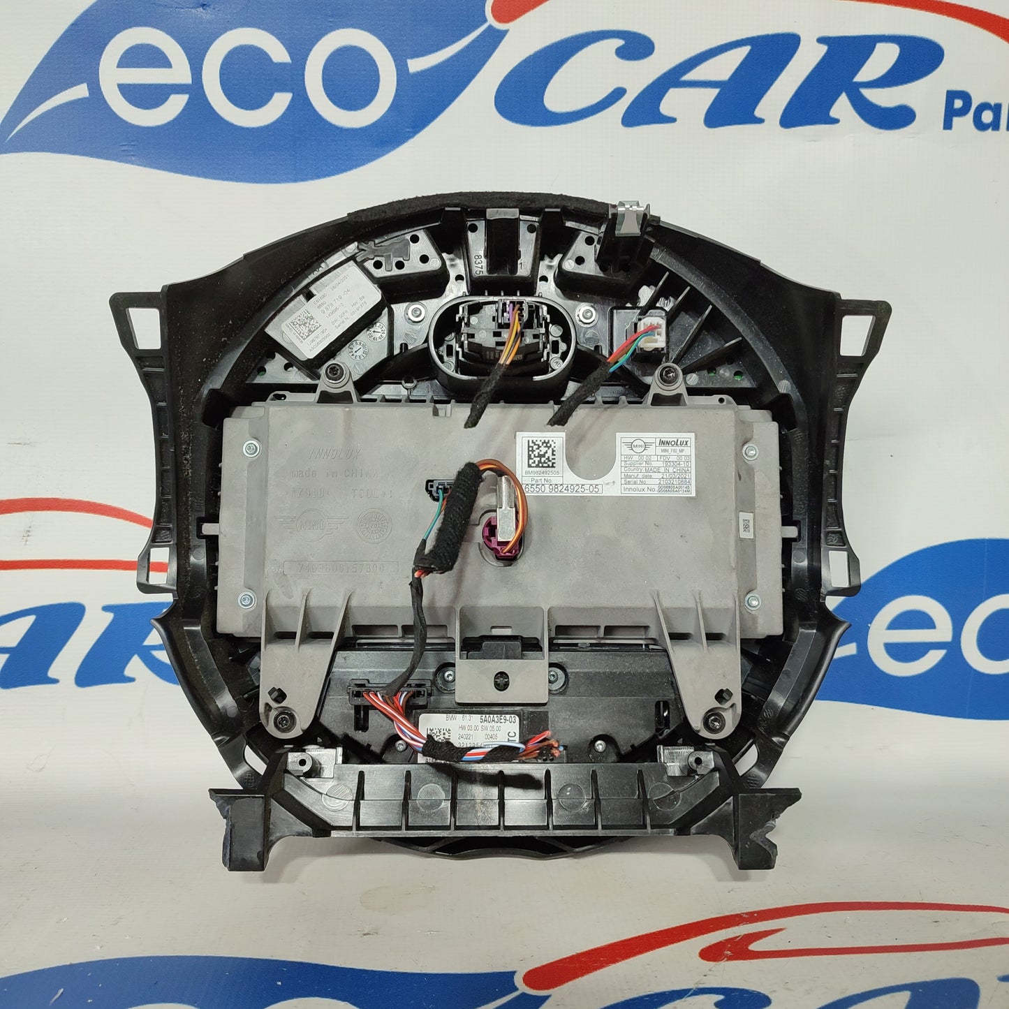 Mini Cooper F56 SE 2021 car radio display code: bm982492505 ecoAG1431