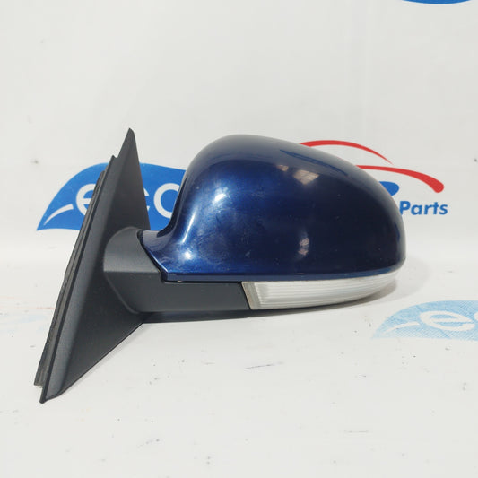 Midnight blue left mirror Volkswagen Passat 2004 7 wires ecoAC3629
