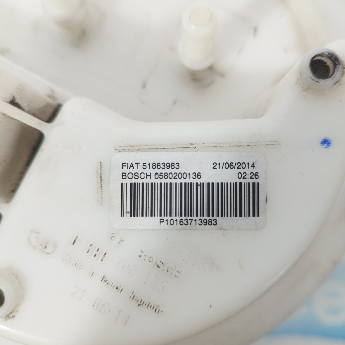 Schwimmerpumpe Fiat New Panda 900 b twinair 2013 (4-polig) Bosch 0580200136/Fiat 51863983 ecoAC3632