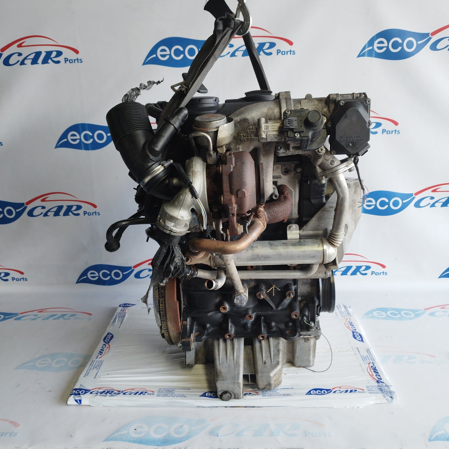 Motore Volkswagen Polo 1.4 tdi 3 cilindri 80cv 2008 codice BWB ecoAC3665