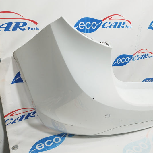 Rear bumper with parking sensors white Opel Meriva B 2012 code: 13267966 ecoac3687