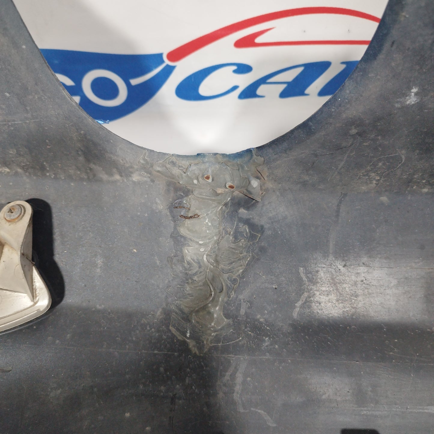 Electric blue rear bumper Fiat Punto Evo 2011 ecoAC3697