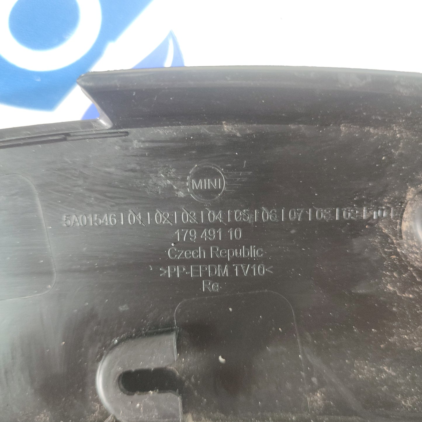 Right front fender molding Mini Cooper F56 SE black ecoAG1489