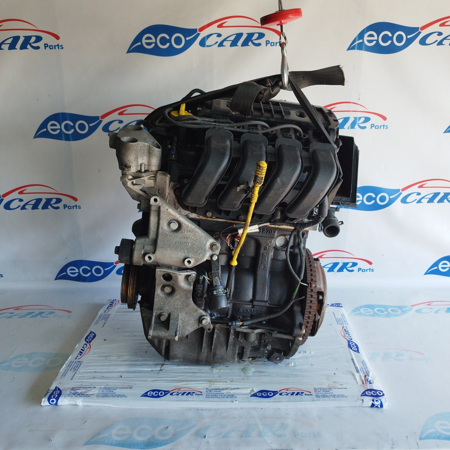 Engine Renault Clio 1.2 b 16v 2003 code D4FB712 ecoAC3807