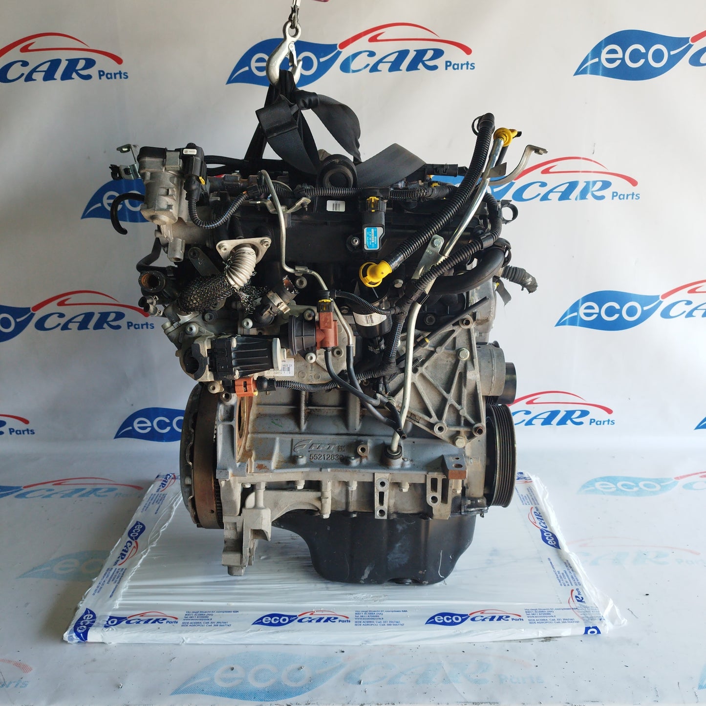 Motore Fiat Punto Evo/New Panda/500 2013 1.3mtj 16v 75cv codice 199a9000 ecoac1530 (turbina alta)