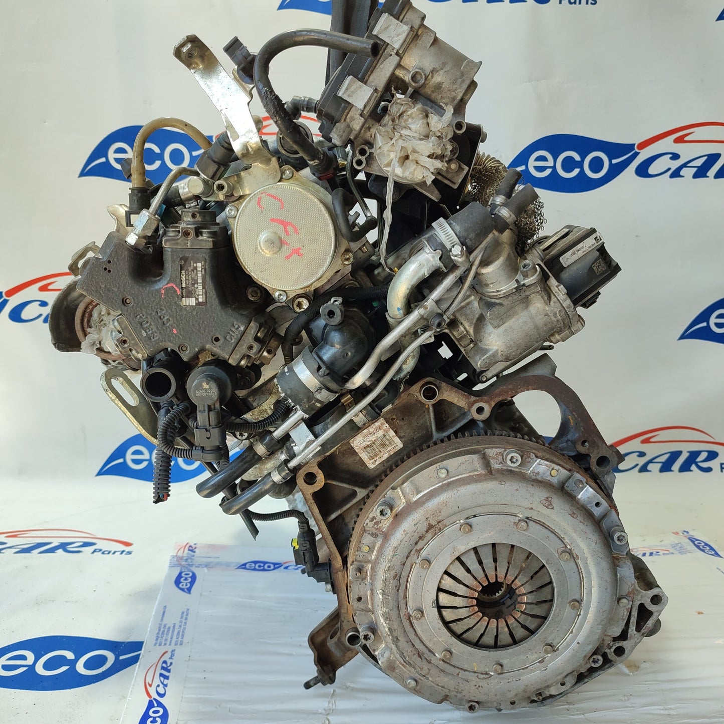 Motore Fiat Grande Punto 1.3 MTJ 75cv Turbina alta codice: 199A9000 ecoAG1552