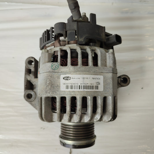 Alternator Fiat Grande Punto 1.3 mtj 105A code: 063377424010 ecoAG1610