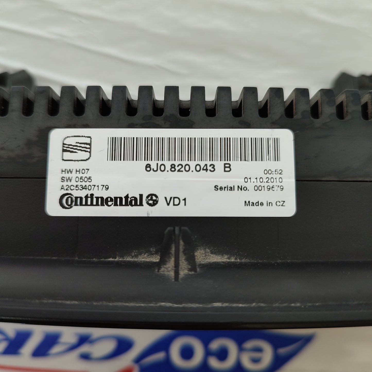 Seat Ibiza 2010 digitales Klimabedienteil Code: 6j0820043B ecoAG1657