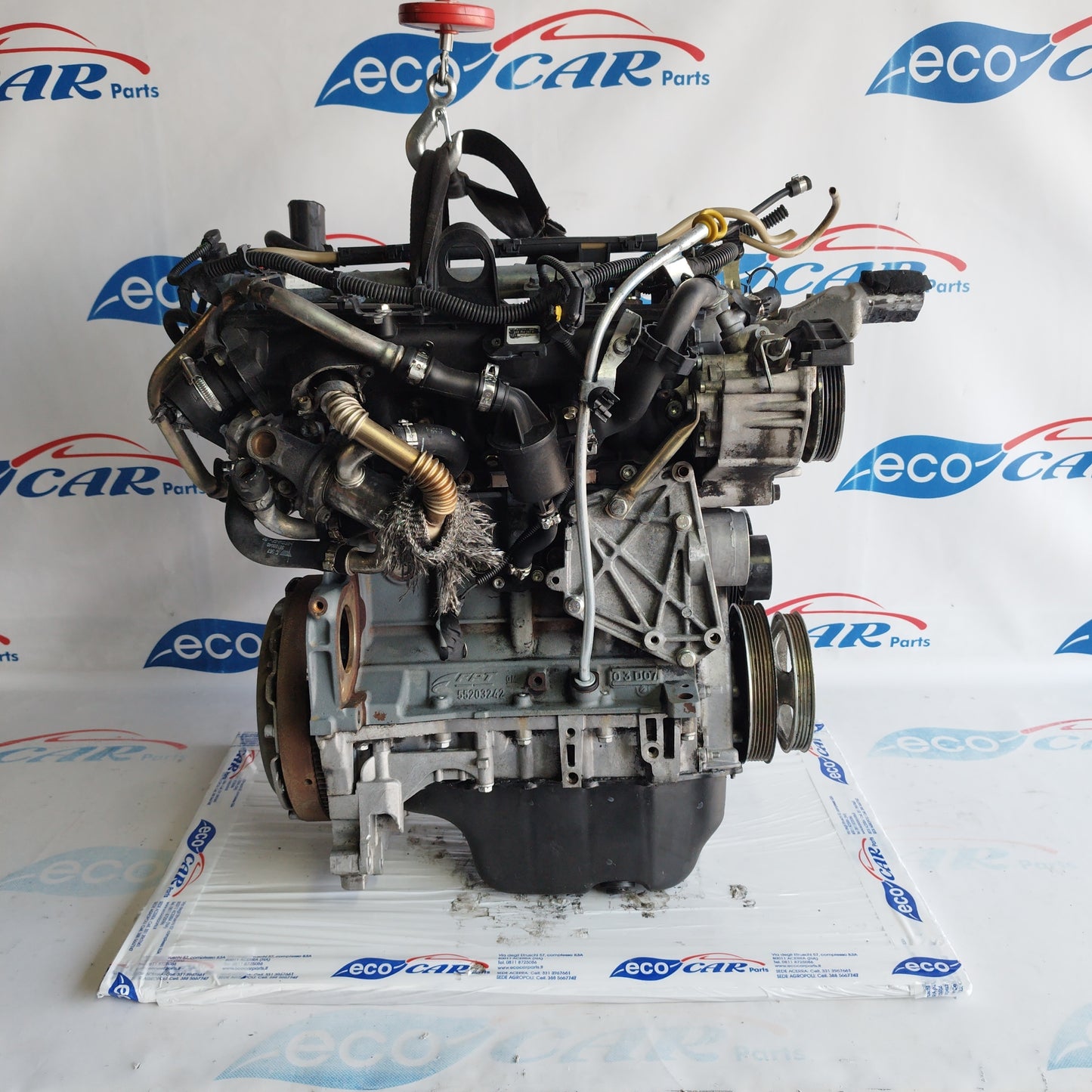 Motore Fiat Qubo/Fiorino 1.3 mtj 16v 75cv 2010 codice 199A2000 ecoAC3965