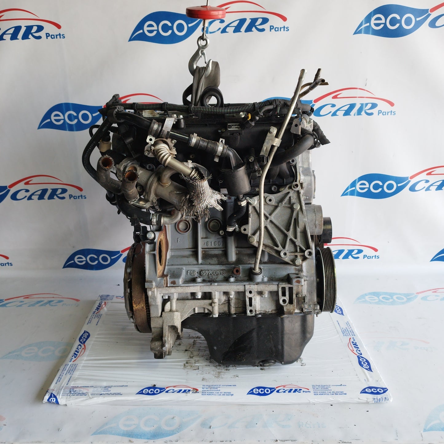 Motore Fiat Grande Punto 1.3 mtj 16v 75cv 2010 codice 199A2000 ecoAC3967