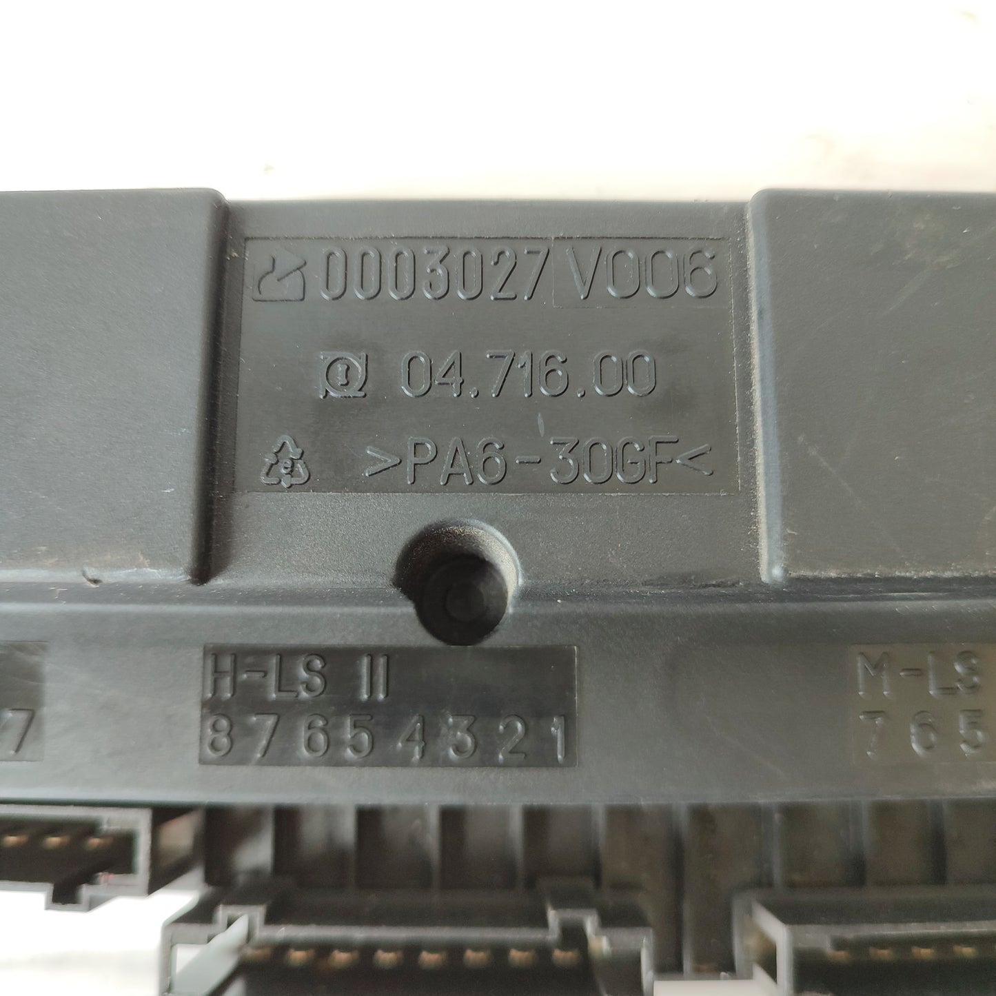 Smart Fortwo 450 comfort control unit code: 0003027v006 ecoAG1675