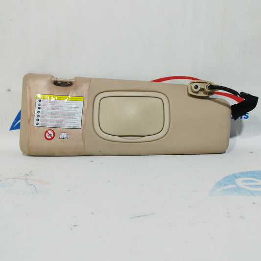 Aletta parasole dx beige con luce Lancia Delta 2011 ecoAC3980