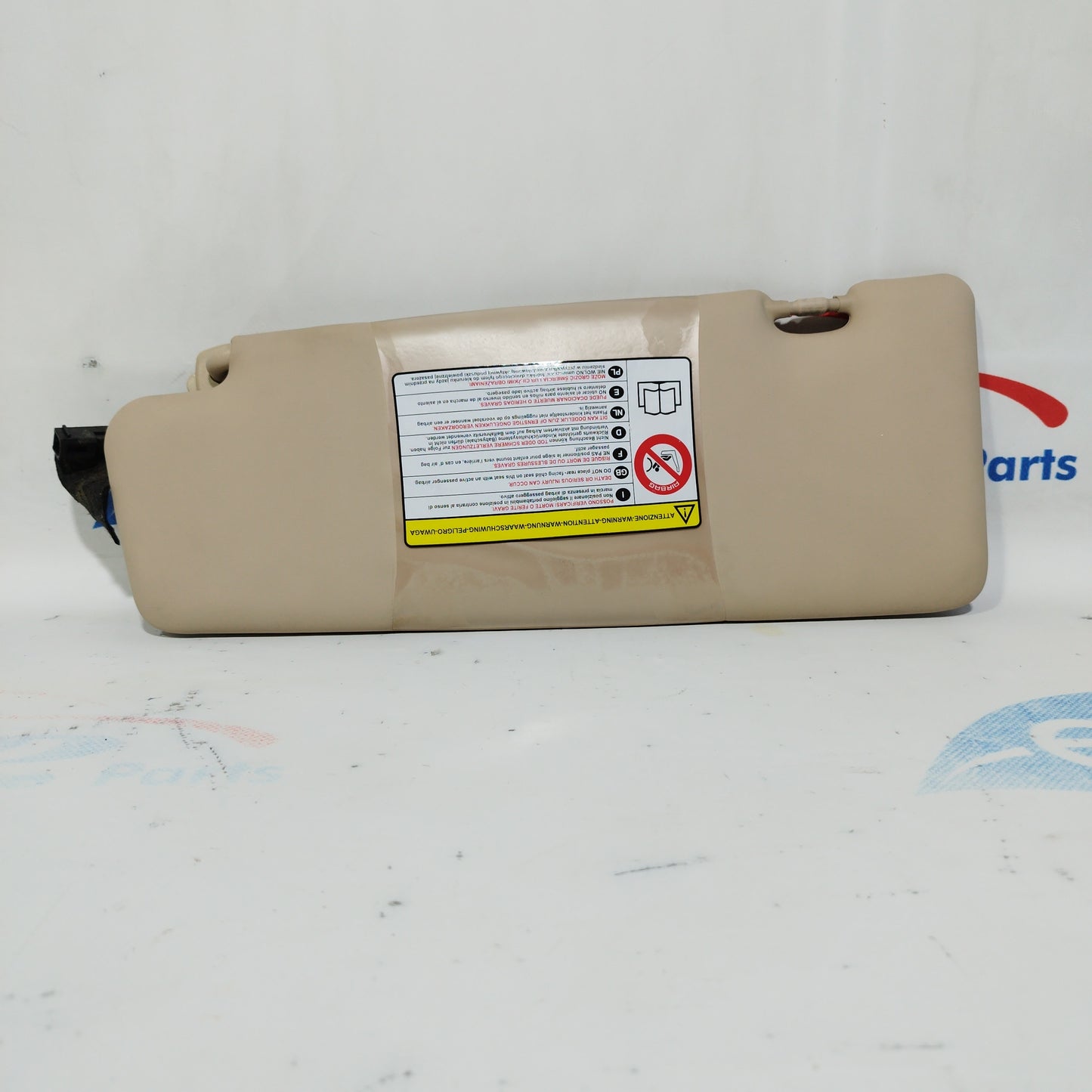Aletta parasole dx beige con luce Lancia Delta 2011 ecoAC3980