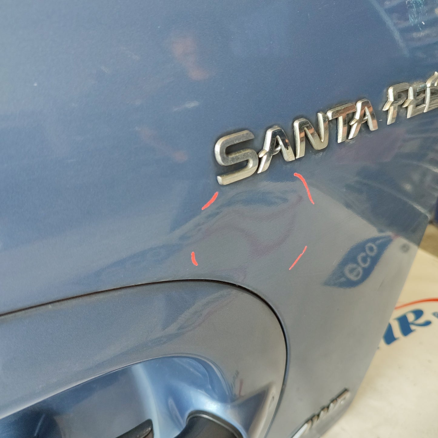 Portellone Hyundai Santa Fe 2001 blu ecoAG1799