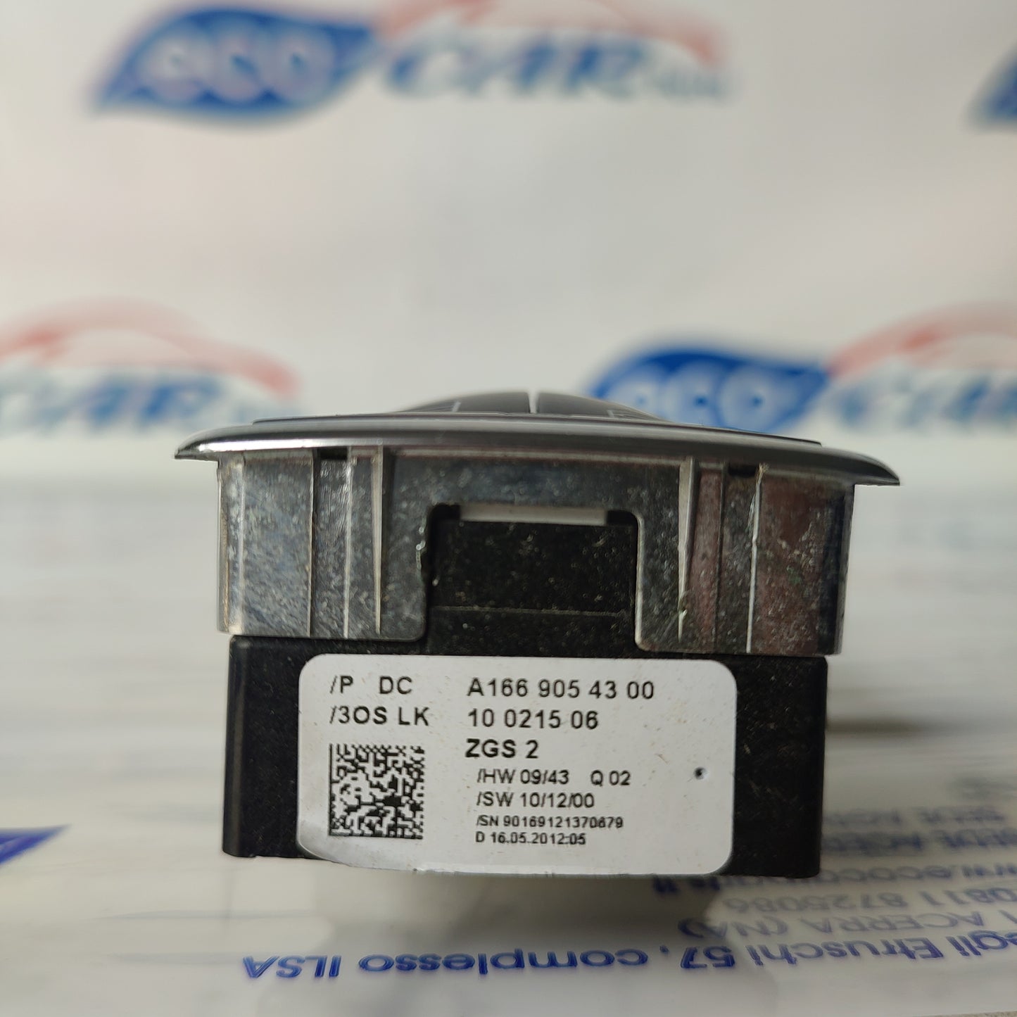 Front left 3-pin control panel Mercedes A-Class W176 2013 code: a1669054300 ecoAG1862