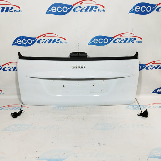 White Smart Fortwo 451 2010 ecoAC4232 trunk