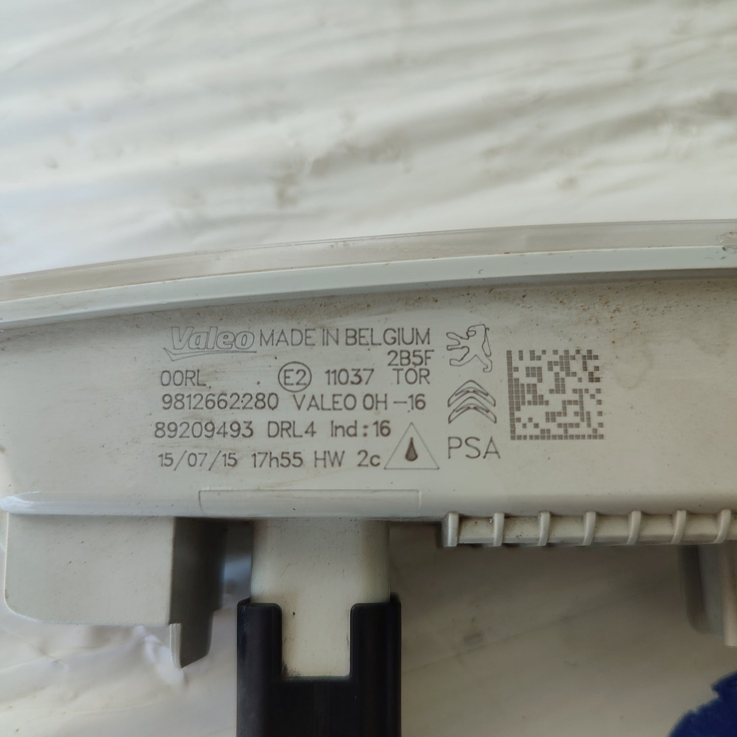 Citroen C3 2015 linke vordere Stoßstange LED-Leuchte Code: 9812662280 ecoAG2107