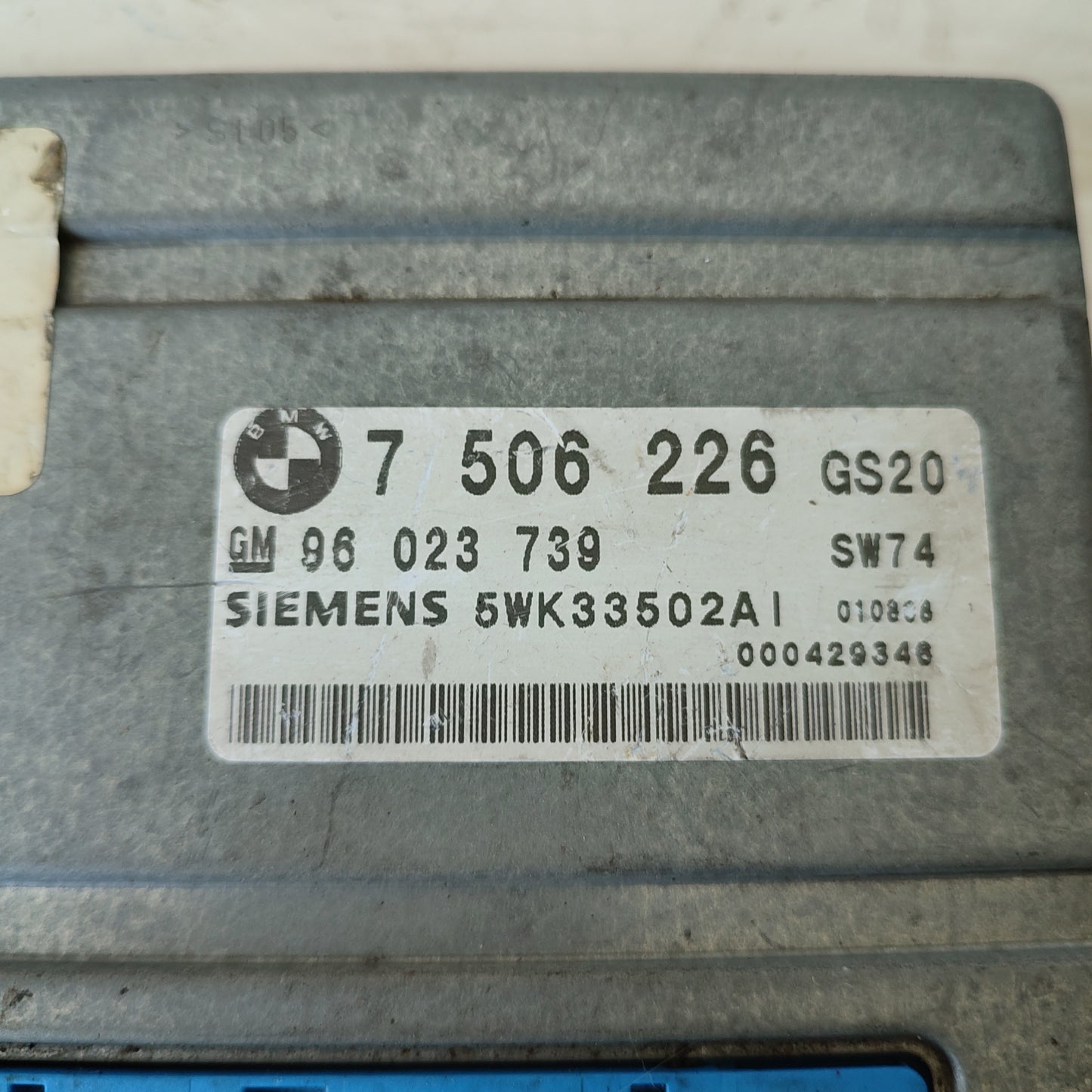 BMW X5 e53 3.0 TD automatic transmission control unit 7506226gs20 ecoAG2139