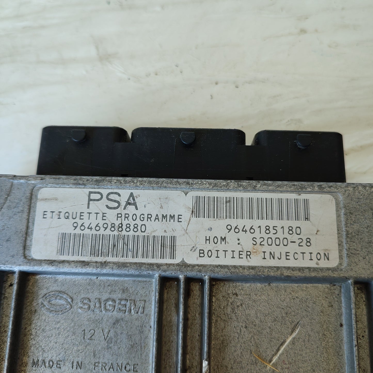 Peugeot 207 1.4 Benzinmotor Steuergerätecode: 9646185180 ecoAG2142