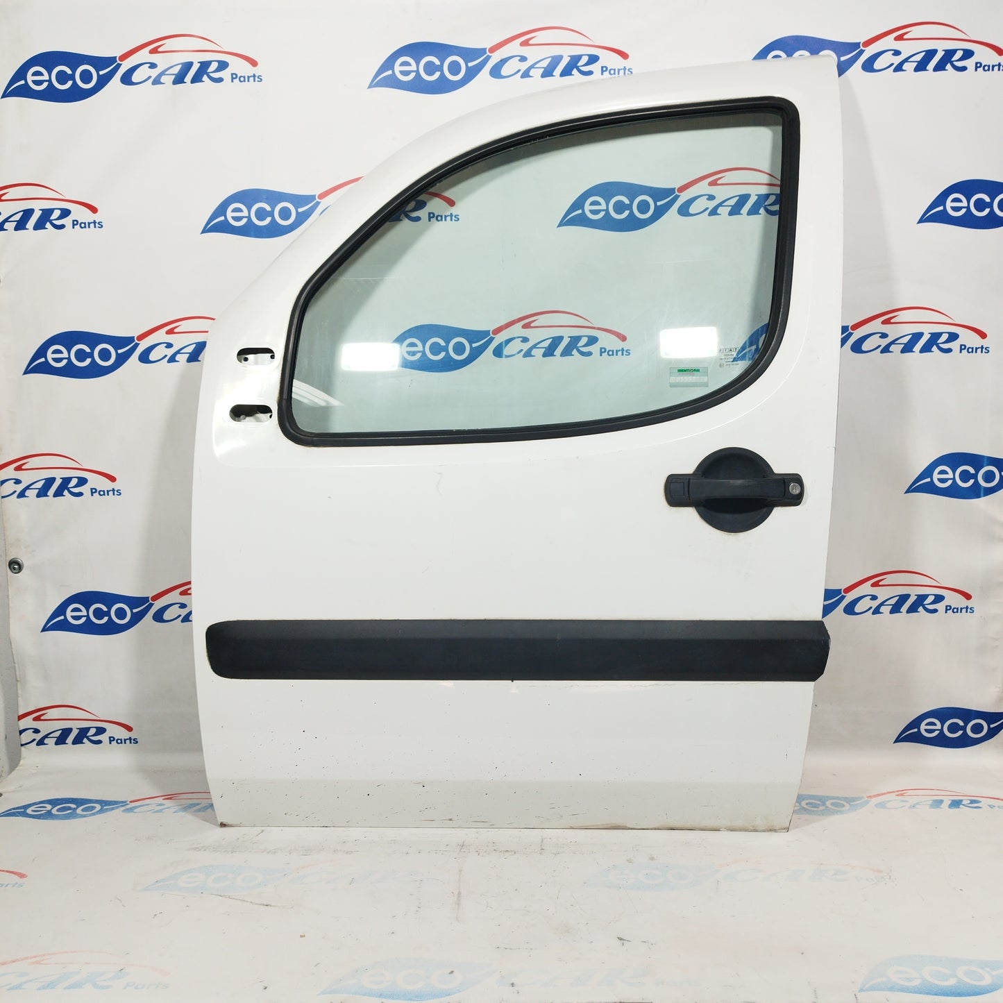 Weiße linke Vordertür Fiat Doblo 2007 ecoAC4426