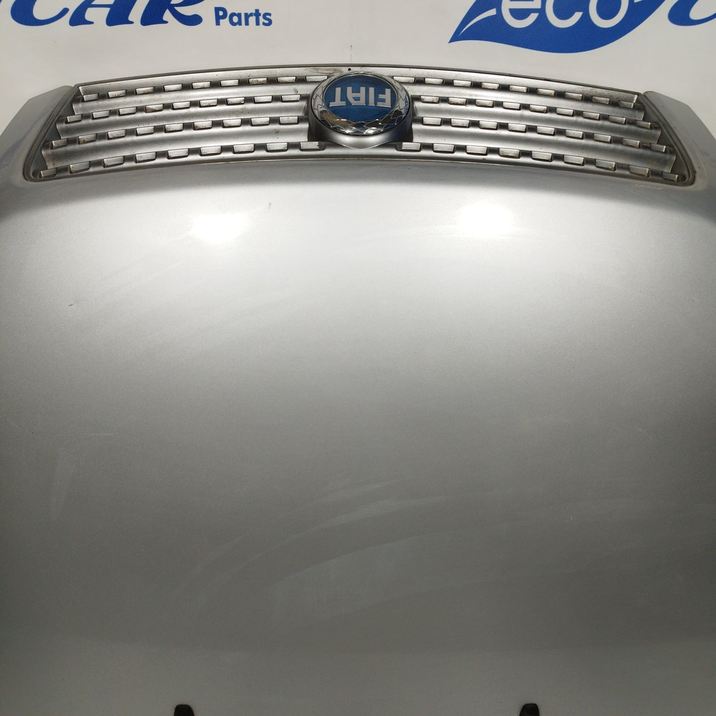 Graue Fronthaube des Fiat Punto 2005 ecoAC4453