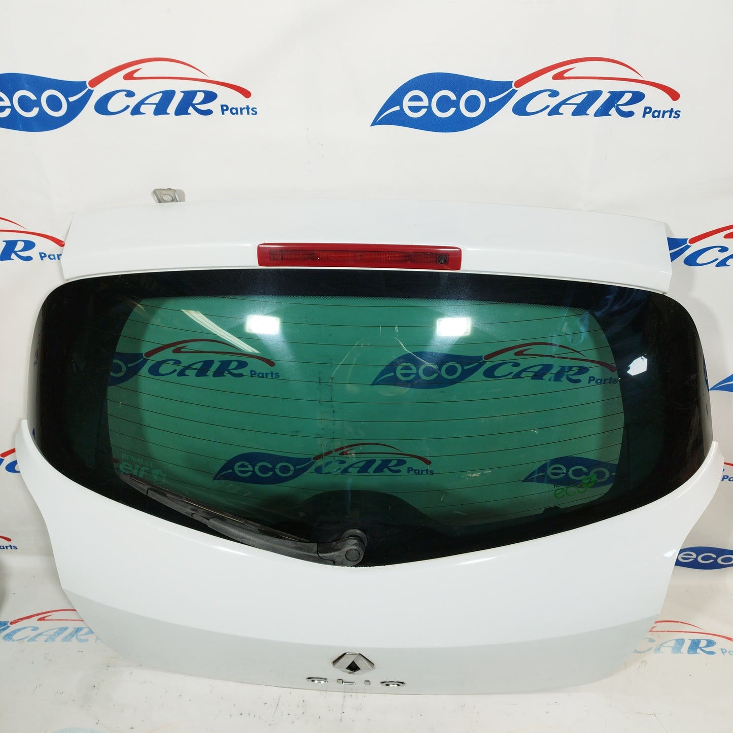 White tailgate Renault Clio 2010 sedan ecoAC4463