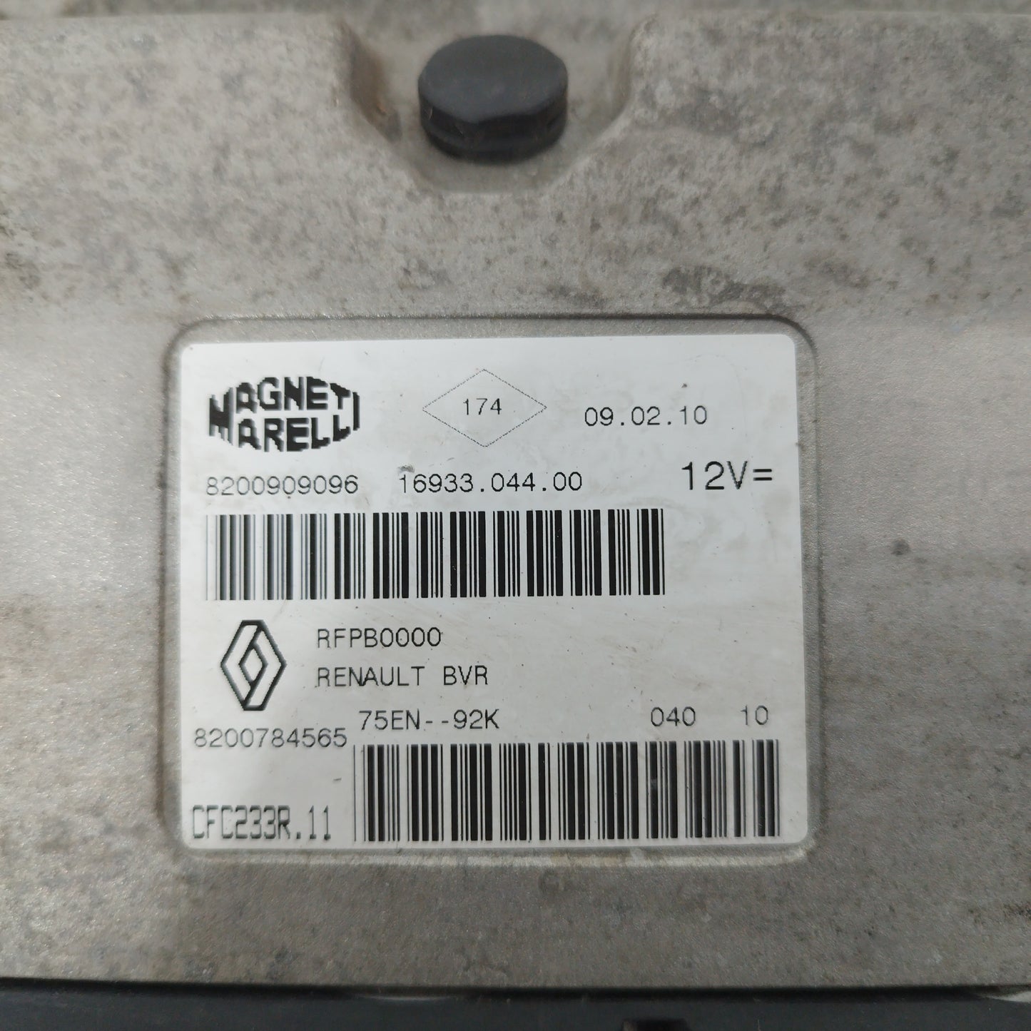 Renault Clio/Modus/Twingo 1.2b 2010 automatic transmission control unit code: 8200784565 ecoAC4551