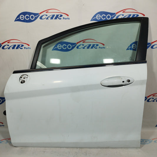 Weiße Vordertür links Ford Fiesta 2011 ecoAC4583