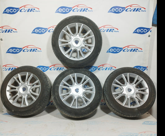 Alloy wheels complete with tires 205/55r16 Lancia Delta 2012 code: 735471884 ecoAC4585