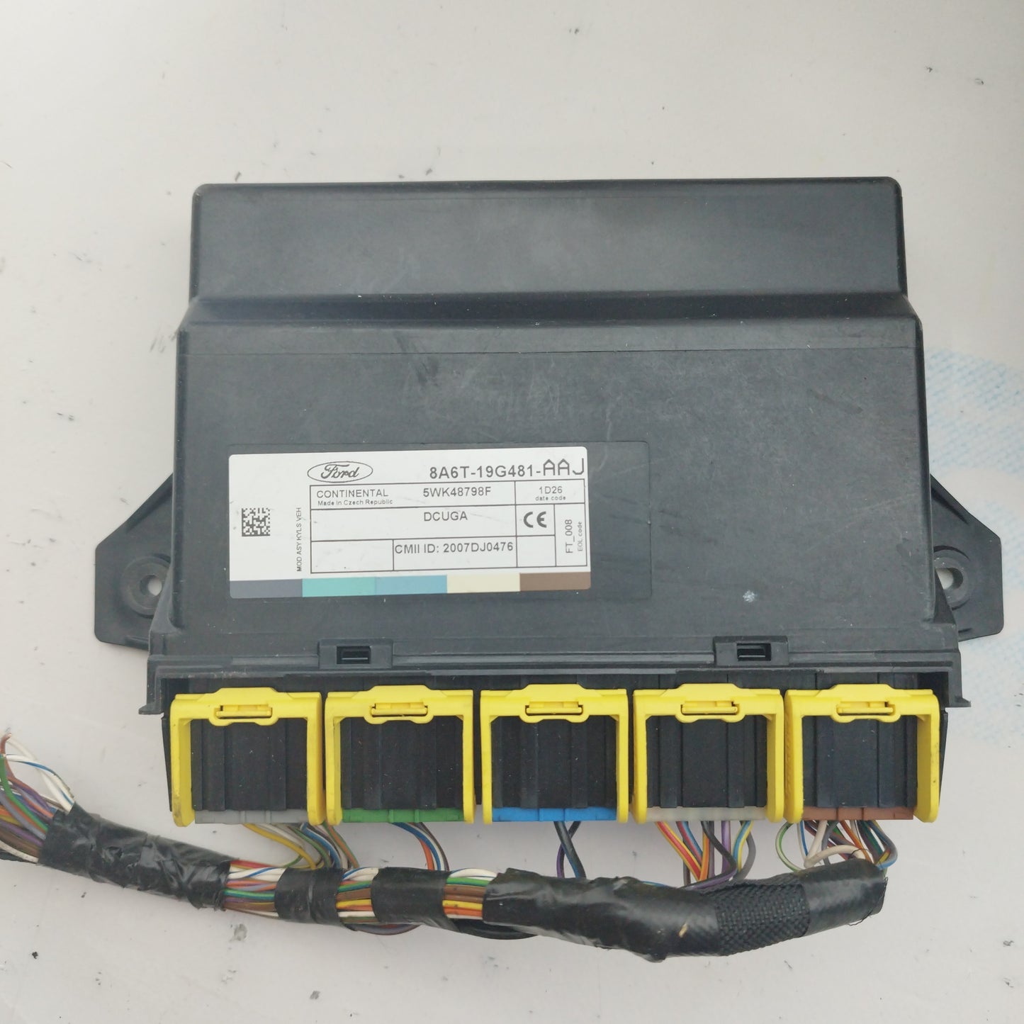 Kit accensione Ford Fiesta 1.4 b 2011 codice Continental s180047013F/ Ford av21-12a650-ef ecoAC4597