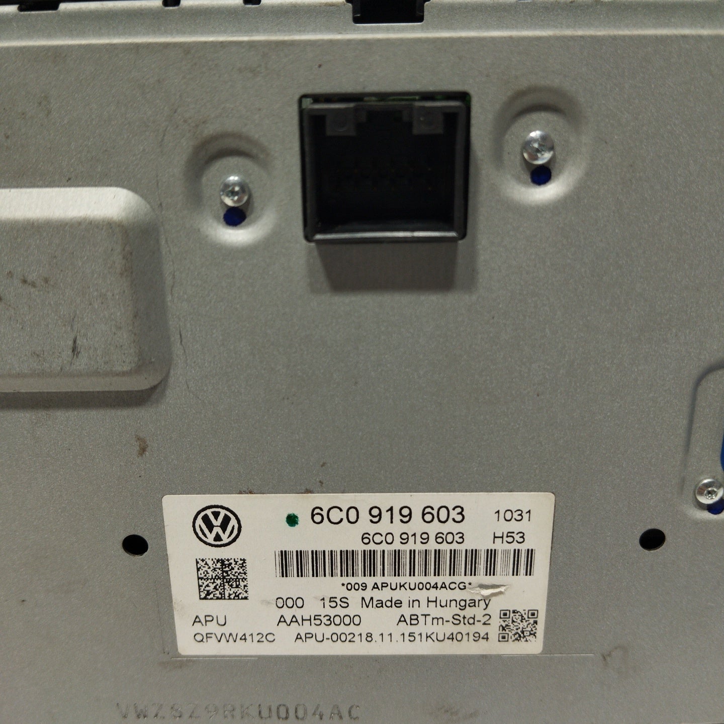 Volkswagen Polo 2011 Multifunktionsdisplay Code 6c0919603 ecoAG2452