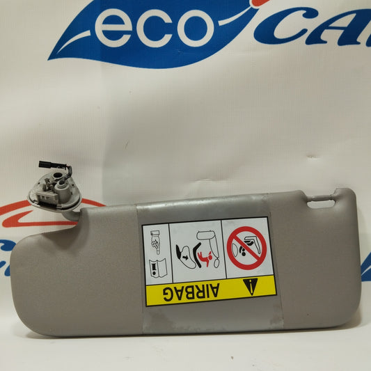 Right sun visor Alfa Romeo Giulietta 2011 with ecoAG2461 light