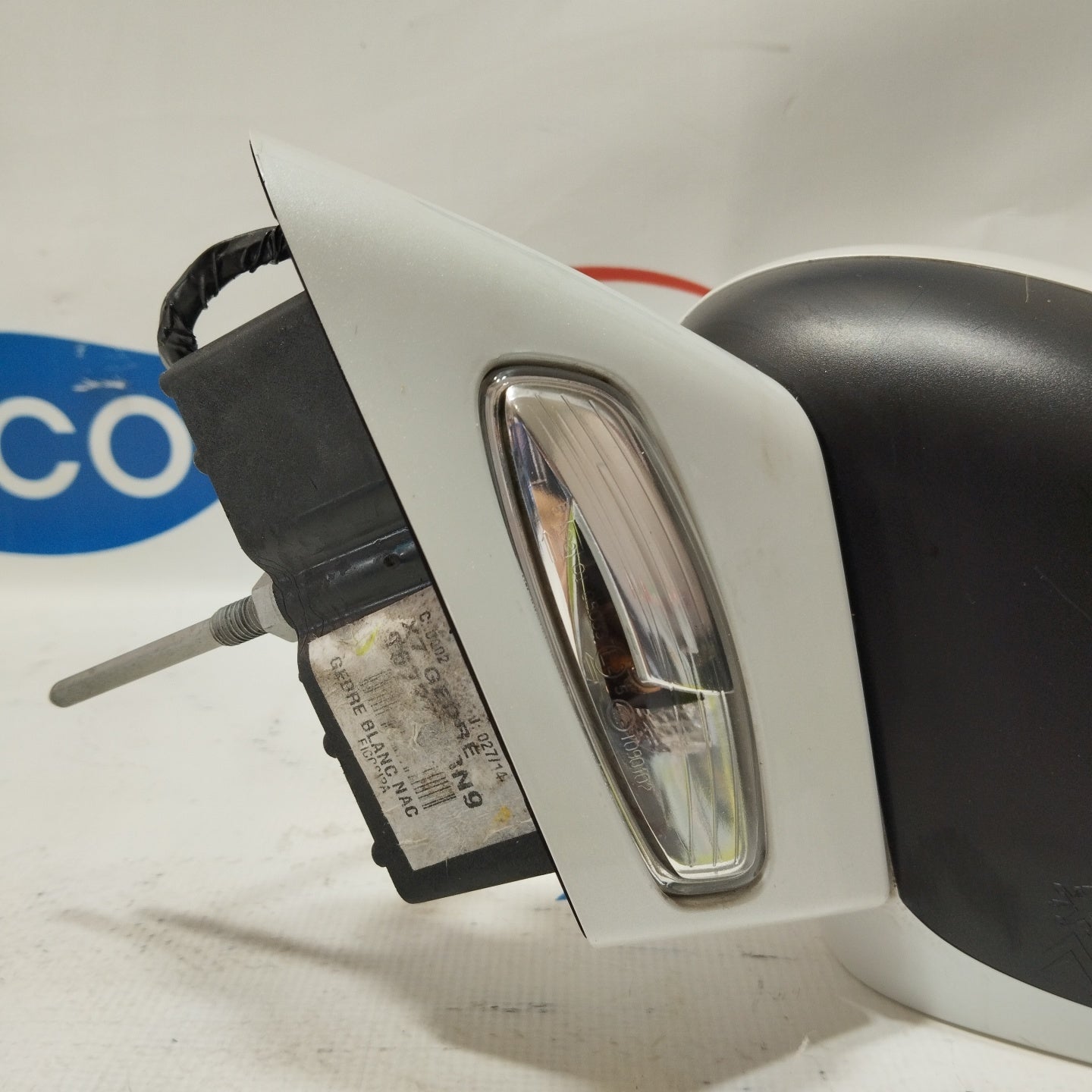 White electric left mirror Citroen C5 2010 2 wires ecoAG2506