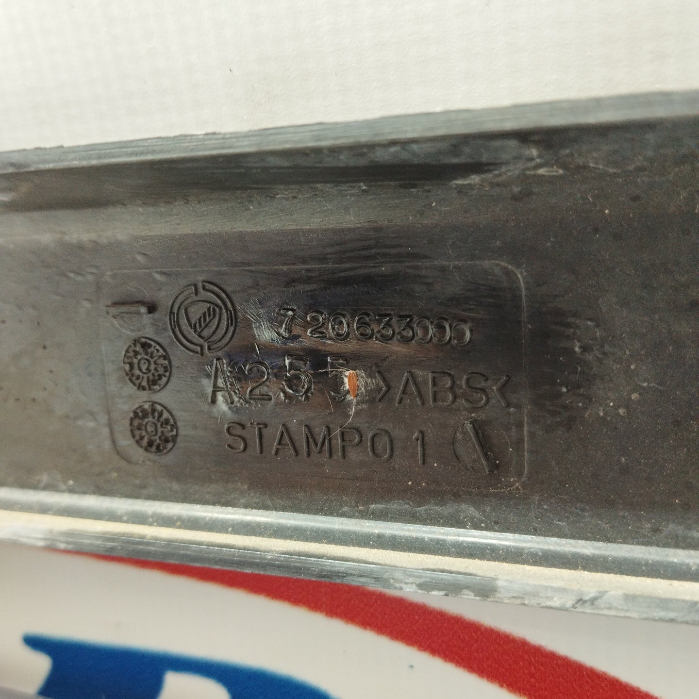 Black plastic front mask Fiat Panda 1995 ecoAG2534