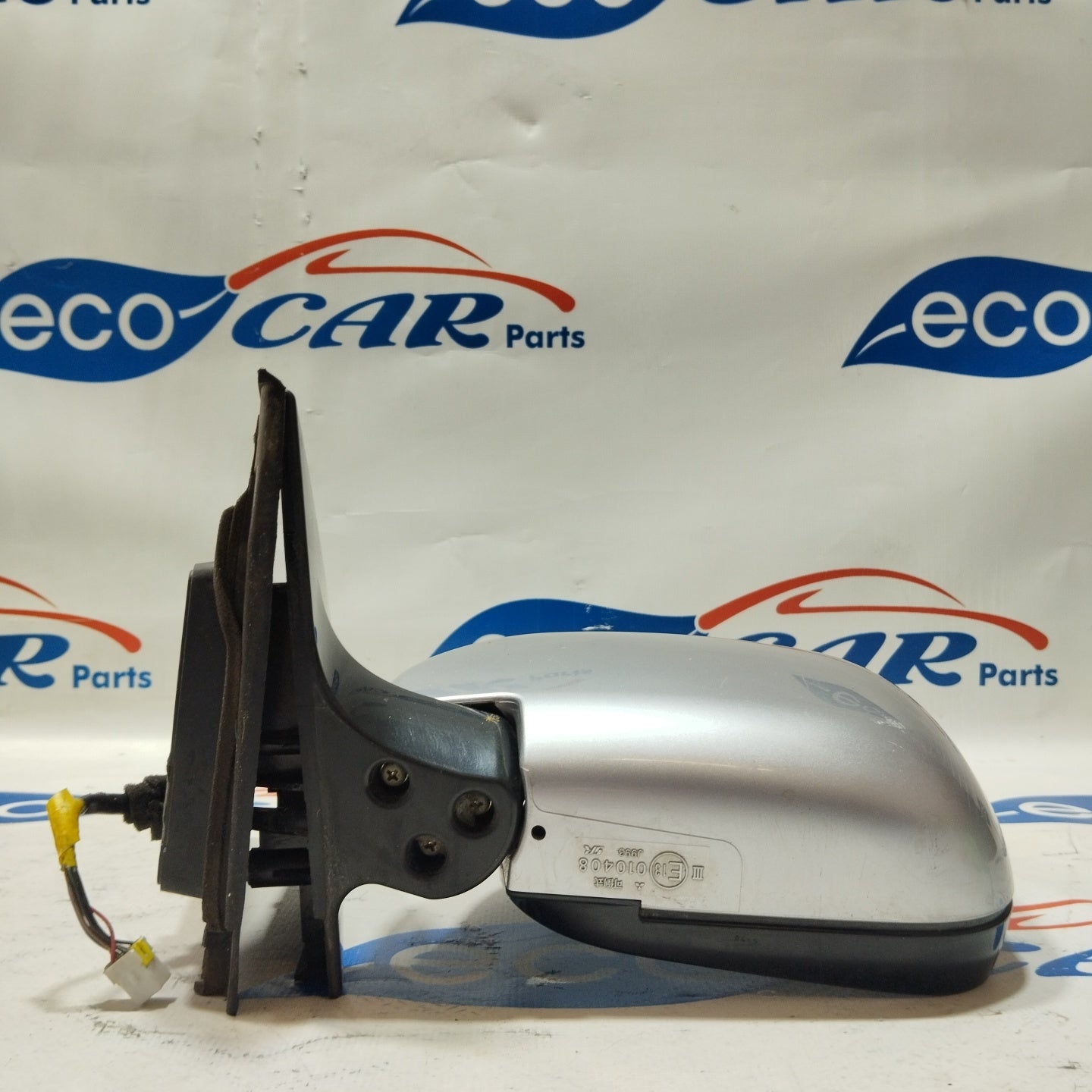 Electric left mirror silver gray Mitsubishi Pajero 2005 7 wires ecoAG2543