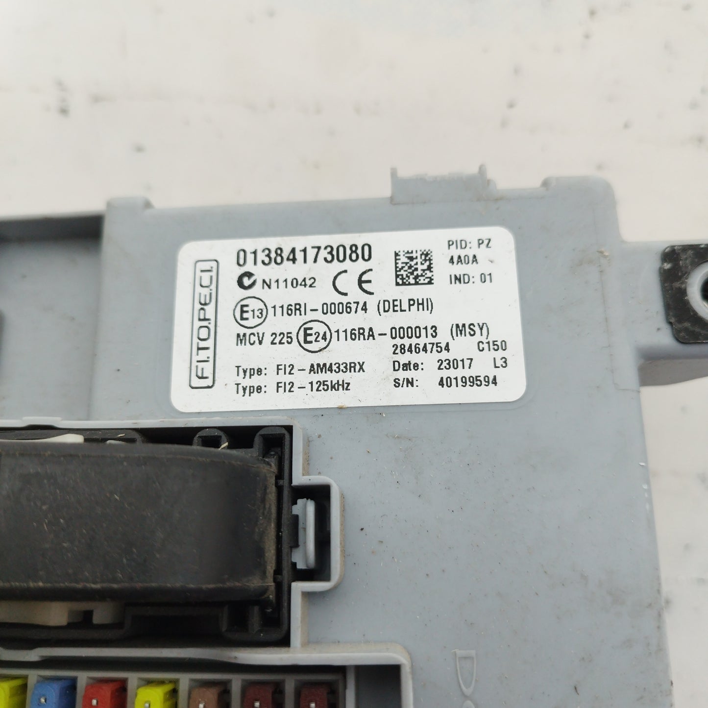 Zündkit Fiat Qubo / Fiorino 1.3 MTJ 95 PS 2015 Code: 55281195/MJD9DF.F4 ecoAC4758