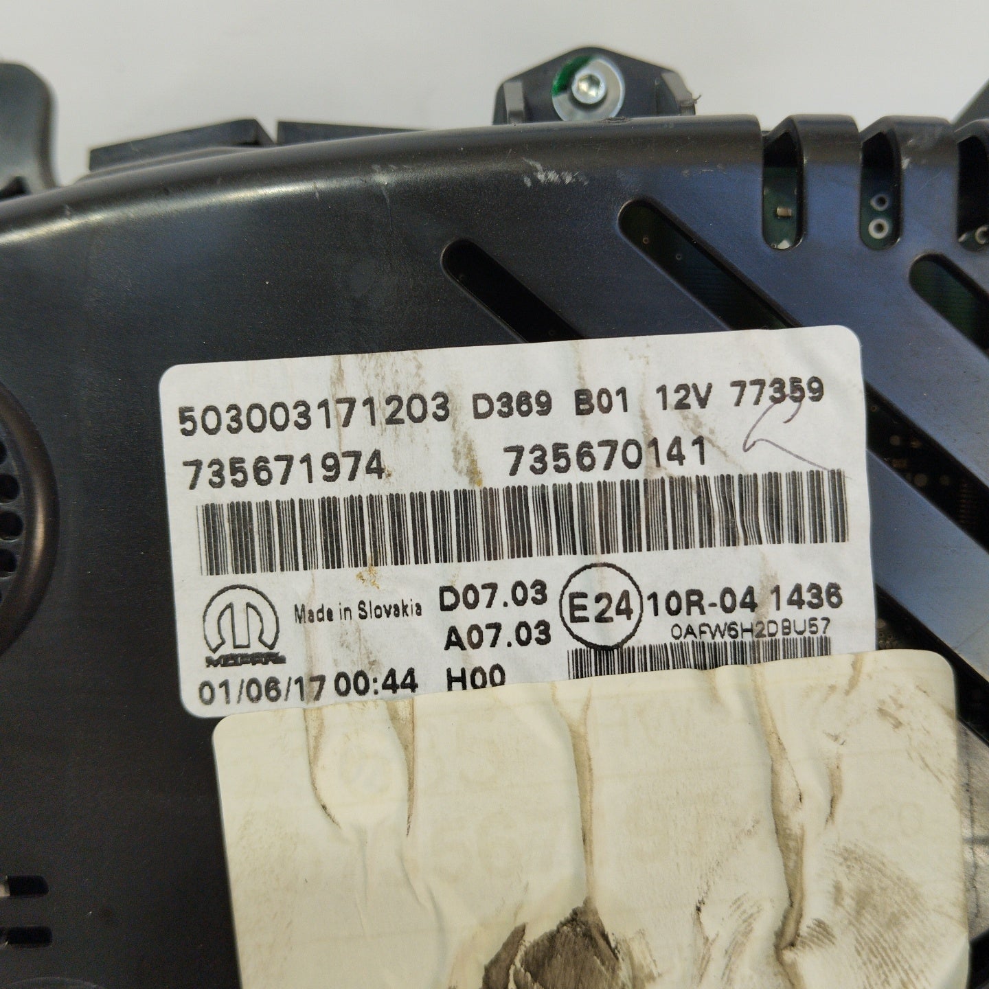 Quadro Strumenti Jeep Renegade 2.0 MTJ 4x4 2016 cod: 735671974 ecoAG2585