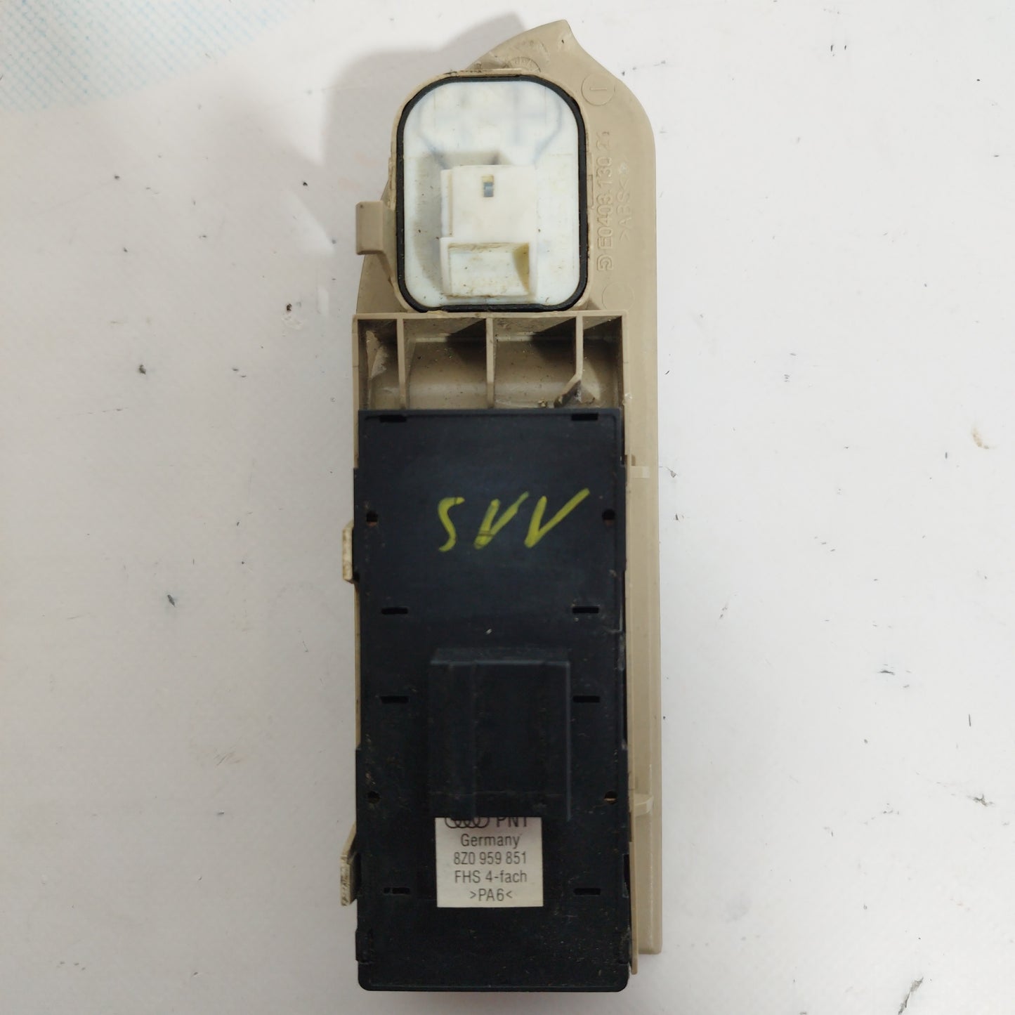 Pulsantiera anteriore sx beige Audi A2 2005 codice: 8z0959851 ecoAC4799