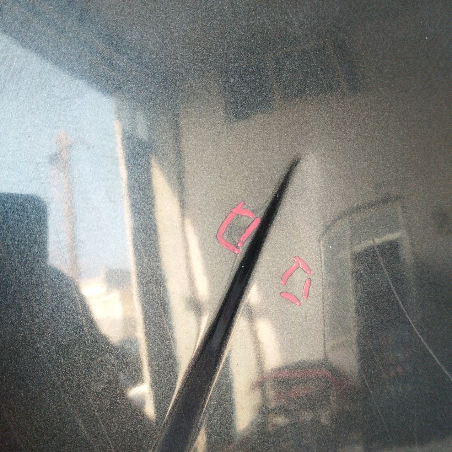 Dacia Sandero 2010 ecoAG2614 gunmetal gray bonnet