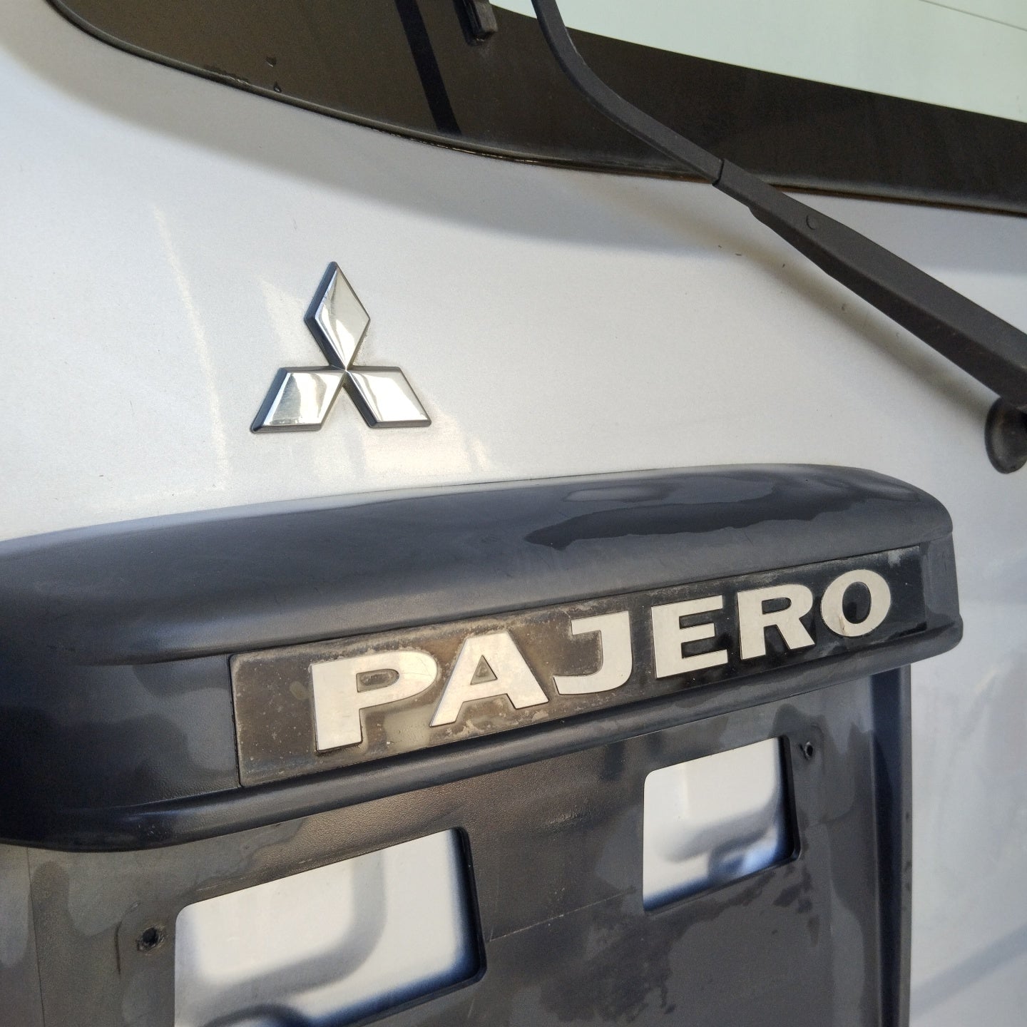 Portellone grigio argento Mitsubishi Pajero 2005 ecoAG2623